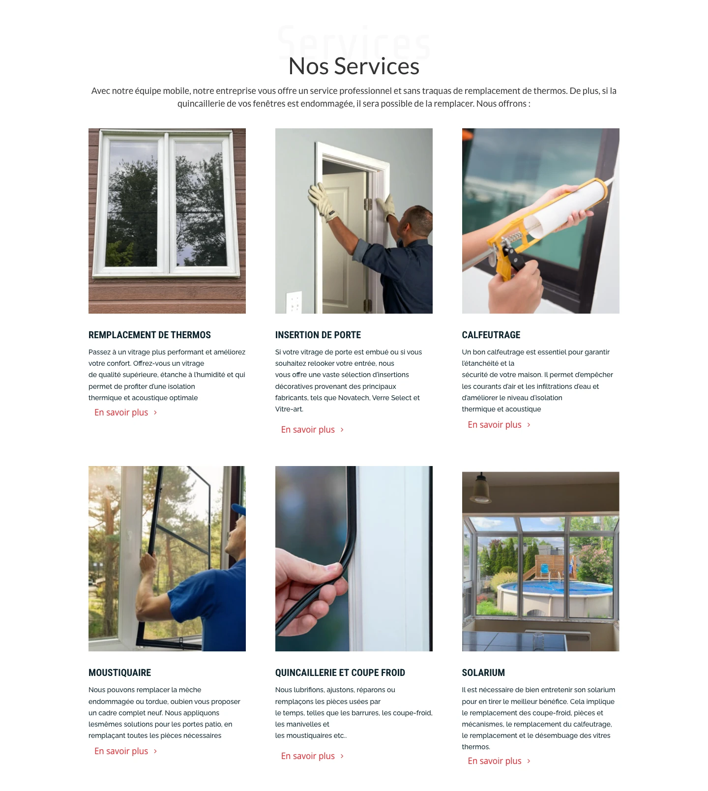 Capture du site Changement de Thermos