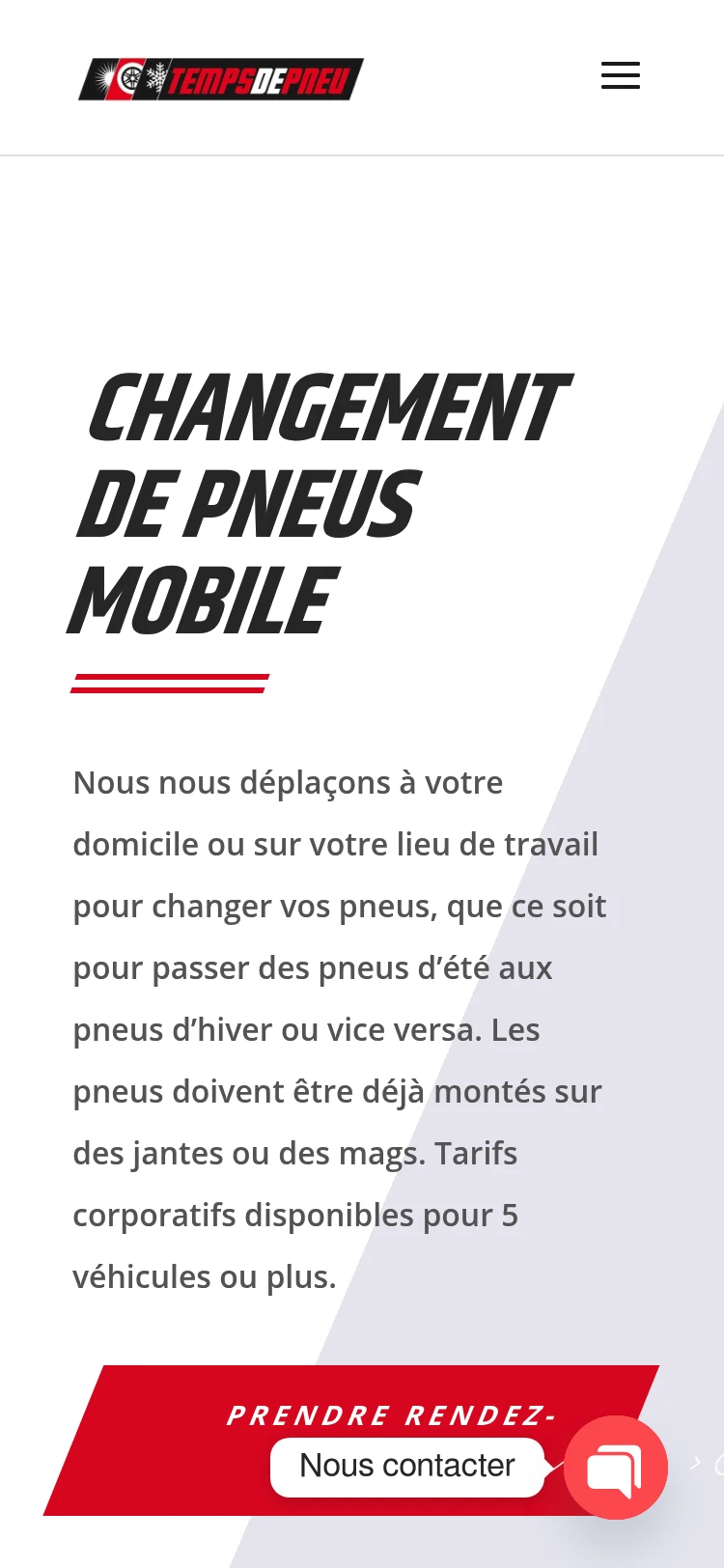 Temps de Pneu screenshot